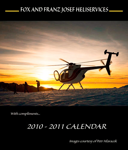 Fox & Franz Josef Heliservices Calendar 2010-11