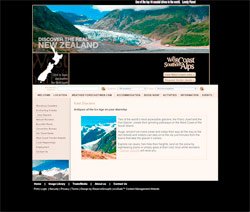 Tourism West Coast Website