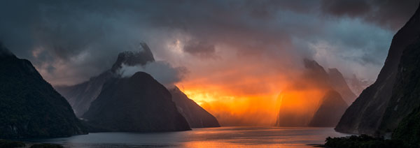 Milford Sound Sunset
