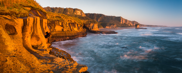 Punakaiki Coastline Sunset